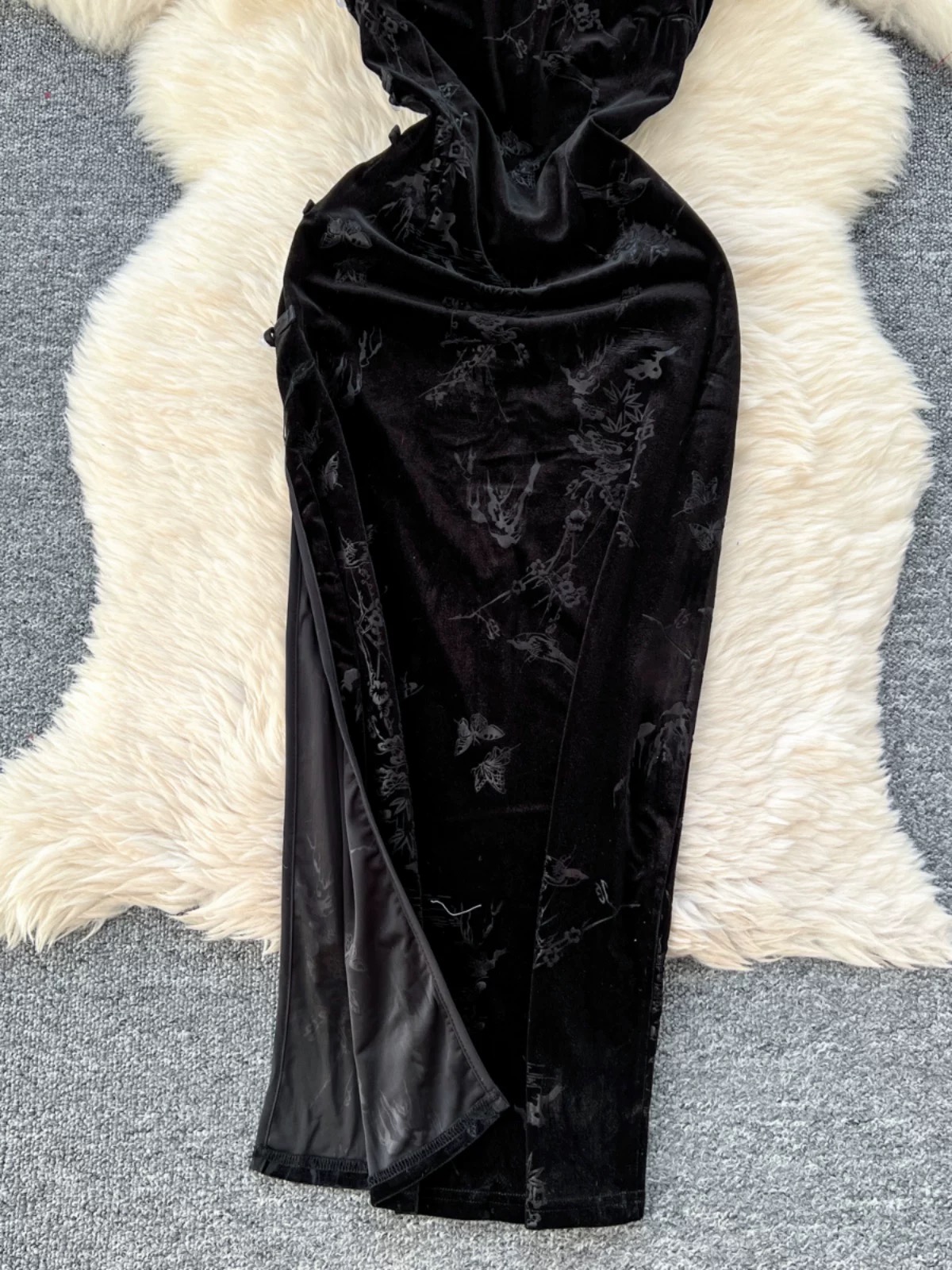 Running errands qipao dress Q235 images